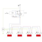 BOITIER DISTRIBUTION BD 4M/16/AU 2M H07RN-F 3G2,5 BRENNENSTUHL