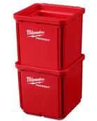 MILWAUKEE BACS AMOVIBLES PACKOUT 10X10 CM x 2 PCS 4932480698