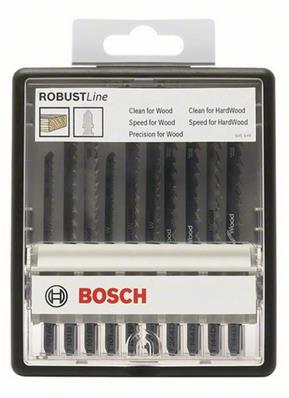 COFFRET 10 LSSAUTEUSE EN T CLEAN BOIS BOSCH 2607010540