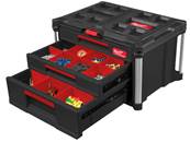 MILWAUKEE COFFRET PACKOUT 2 PETITS +1 GRAND TIROIRS 4932493190