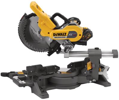 SCIE À ONGLETS RADIALE XR FLEXVOLT 54V 2AH LI BL 250 MM DEWALT