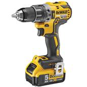 DEWALT PERCEUSE-VISSEUSE COMPACTE XR 18V 5AH LI-ION BRUSHLESS - 2 BATTERIES - DCD791P2-QW