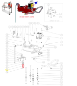 Rubi 17416 Vis Inox M6X45 – Pièce Détachée pour DC-250-850 / DC-250-1200 / DX-350 1300-N