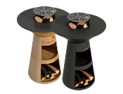 LABREZZ BRASERO CORTEN MARRON Ø 60 CM HT. 80,5 CM