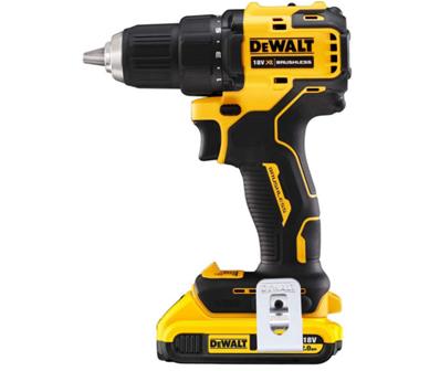 PERCEUSE VISSEUSE COMPACTE XR 18V 2AH LI-ION BRUSHLESS DEWALT