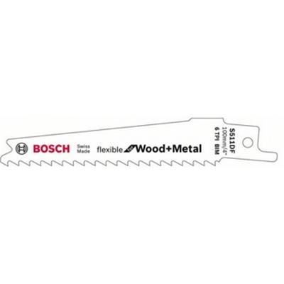 LAMES DE SCIE SABRE – FLEXIBLE FOR WOOD AND METAL BOSCH 2608657722