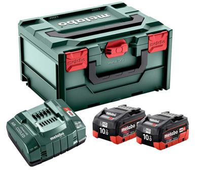 Pack énergie 18 V 2x10,0Ah LiHD, ASC 145, metaBOX METABO - 685142000