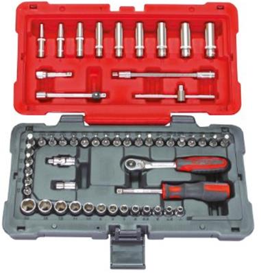 COFFRET DE DOUILLES ET ACCESSOIRES ULTIMATE 1/4'' 54 PIÈCES KS TOOLS