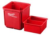 MILWAUKEE BACS AMOVIBLES PACKOUT 10X10 CM x 2 PCS 4932480698