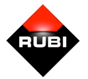 Rubi 54441 Poignée réglable en plastique M6x16 – Pièce détachée pour DX-350 1300-N & DC-250-1200