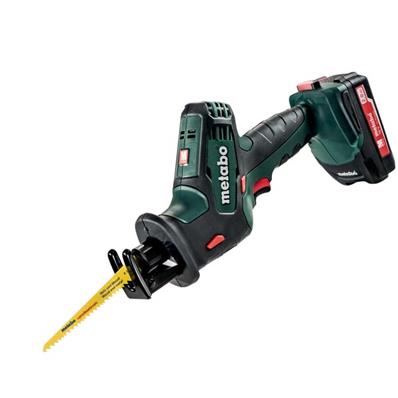 Scie sabre 18V SSE 18 LTX Compact 2x2,0Ah Li-P ASC 55, metaBOX METABO