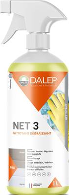 DALEP NET 3 Nettoyant Dégraissant Universel - Pulvérisateur 1L