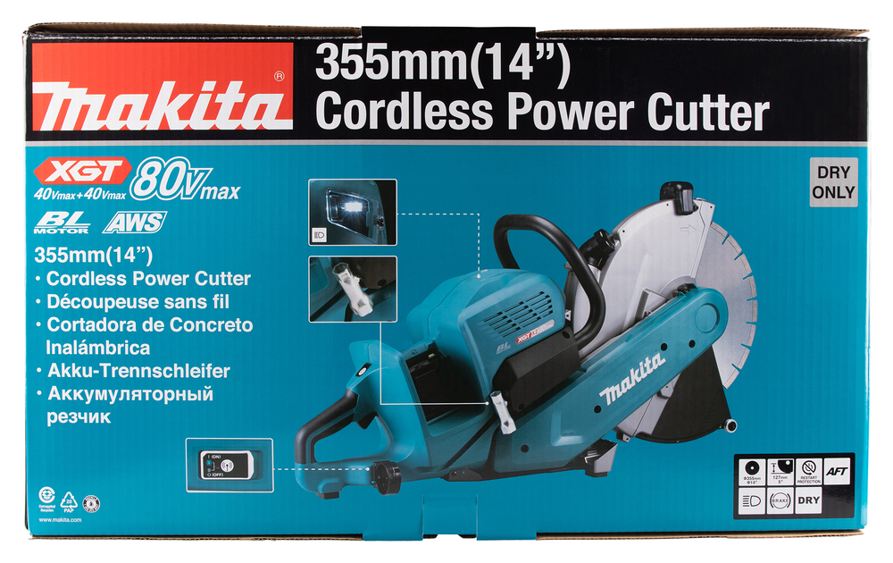 MAKITA Découpeuse 80Vmax XGT Ø355mm CE002GZ01 produit seul