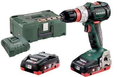 Perceuse viss 18V BS 18 LT BL Q 2x4,0Ah LiHD, ASC 55, metaBOX METABO