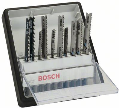 COFFRET 10 LSSAUT. EN T CLEAN BOIS&MÉTAL BOSCH 2607010542