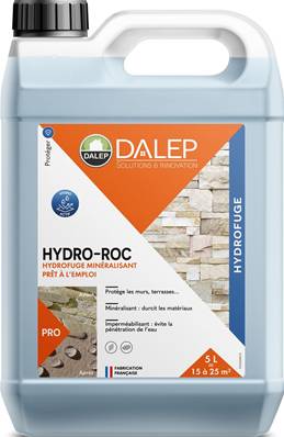 DALEP HYDRO-ROC Hydrofuge Minéralisant Prêt à l'Emploi - Bidon 5L