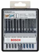 COFFRET 10 LSSAUT. EN T CLEAN BOIS&MÉTAL BOSCH 2607010542