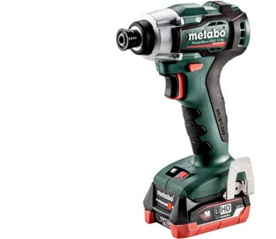 Visseuse chocs 12V PowerMaxx SSD 12 BL 2x4,0Ah LiHD, ASC 55 METABO