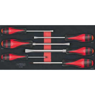 MODULE DE TOURNEVIS ULTIMATE FENTE - PHILLIPS®, 6 PIÈCES - KS TOOLS