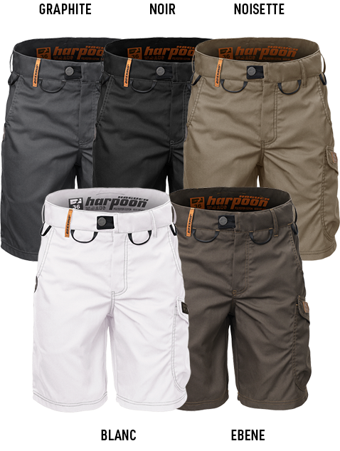 BOSSEUR Bermuda solide et léger HAGUEN Blanc 36 11704-041