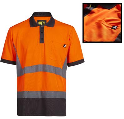 NW POLO HAUTE VISIBILITÉ 1226 ORANGE - APOLLO XL
