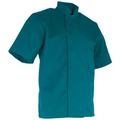 LMA Veste cuisinier Bleu canard manches courtes ARACHIDE 2198 - T1