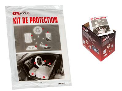 BOÎTE DE 100 KITS DE 5 PROTECTIONS PLASTIQUES PR HABITACLE - KS TOOLS