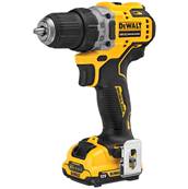 DEWALT PERCEUSE-VISSEUSE XR 12V 2 AH LI-ION BRUSHLESS - DCD701D2-QW