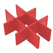 MILWAUKEE DIVISEURS POUR PACKOUT COFFRET 2 TIROIRS x 8 PCES 4932479105