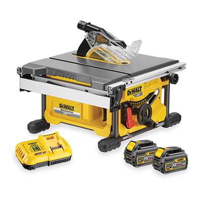 SCIE À TABLE XR FLEXVOLT 54V 2AH LI-ION BRUSHLESS 210 MM DEWALT