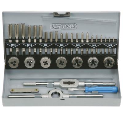 COFFRET DE JEUX DE TARAUDS ET FILIÈRES - 32 PCS - KS TOOLS - 331.0632