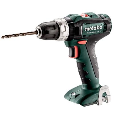 METABO Perceuse à percussion 12 V PowerMaxx SB 12 nu, metaBOX