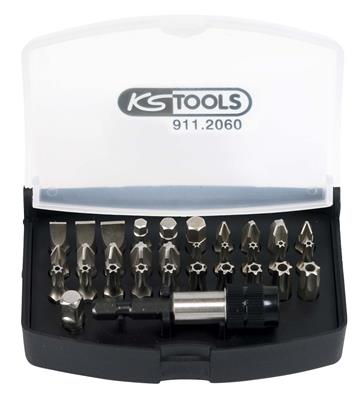 MINI COFFRET EMBOUTS DE VISSAGE ET PORTE-EMBOUTS 1/4'' 32 PCS KSTOOLS