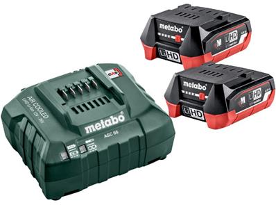 Pack énergie 12 V 2 x 4,0Ah LiHD, ASC 55 METABO - 685301000