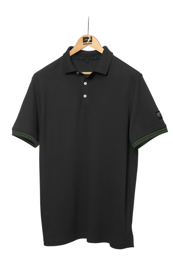 BOSSEUR Polo maille piquée respirante BORA Carbone S 11718-001