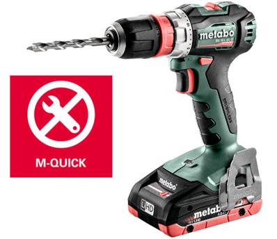 Perceuse viss 18V BS 18 L BL Q 2x4,0Ah LiHD, ASC 55, metaBOX METABO