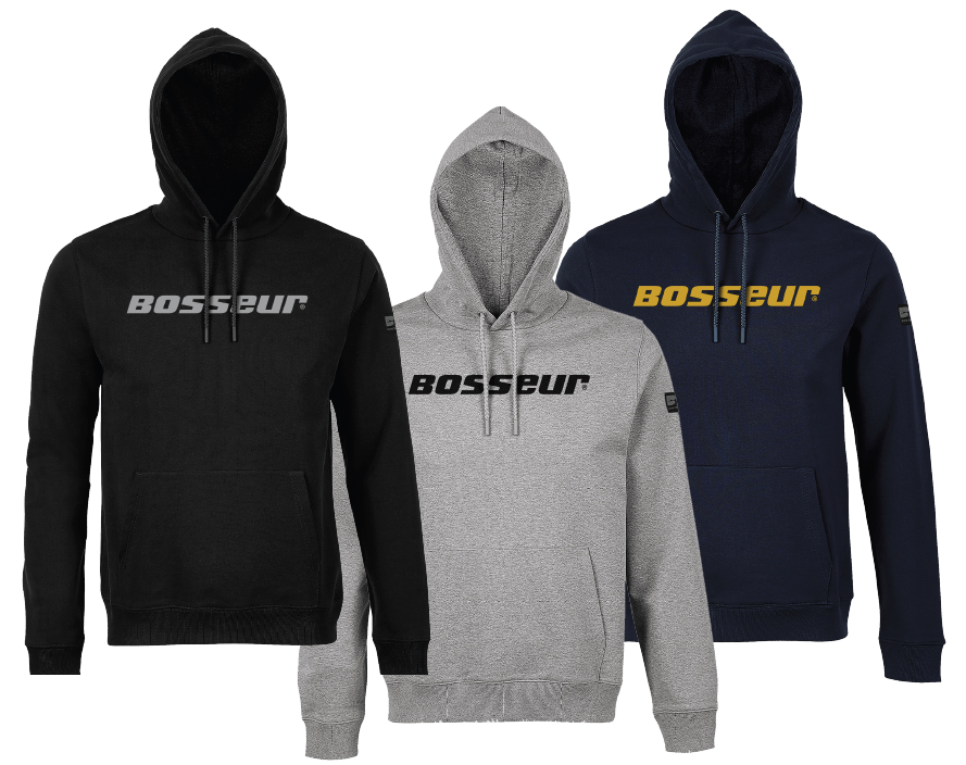 BOSSEUR Sweat-shirt à capuche CREEK Gris chiné S 11963-013