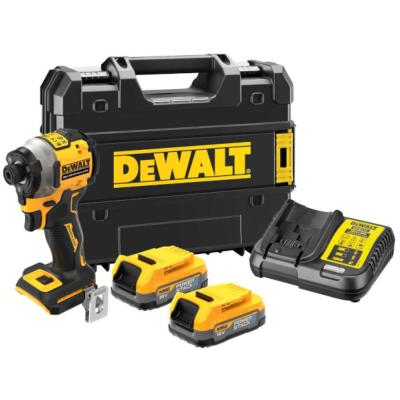 VISSEUSE À CHOCS ULTRA COMPACTE XR 18V 1.7AH LI BL POWERSTACK DEWALT