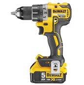 DEWALT PERCEUSE-VISSEUSE COMPACTE XR 18V 5AH LI-ION BRUSHLESS - 2 BATTERIES - DCD791P2-QW