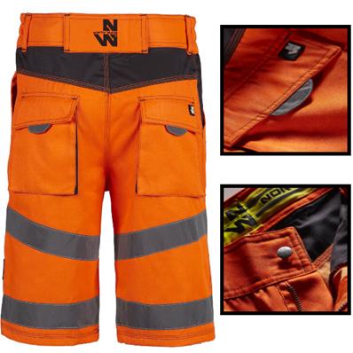 NW BERMUDA HAUTE VISIBILITÉ 1223 ORANGE - ALDRIN T56