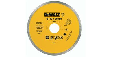 Dewalt Disque scie carrelage portative DWC410 sec ou l'eau 110x20mm