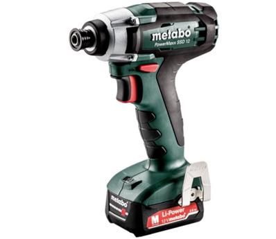 METABO Visseuse à chocs 12 V PowerMaxx SSD 12 2x2,0Ah Li-Pow, SC 30