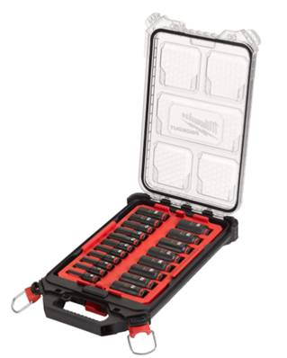 MILWAUKEE SET DE 19 DOUILLES 3/8 LONGUES PACKOUT 4932480946