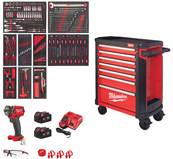 MILWAUKEE SERVANTE EQUIPÉE HT TOOLGUARD 245 OUTILS 4932493817