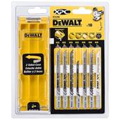 Dewalt Coffret plastique 10 lames XPC HCS BIM bois