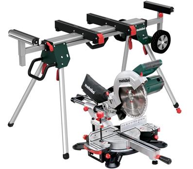 METABO Set Scie à onglets KGS 254 M + piètement Réf : 690967000