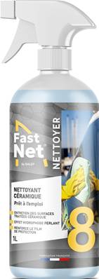 DALEP 8 - NETTOYANT CÉRAMIQUE Prêt à l'emploi - Pulvérisateur de 1L