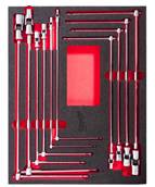 MILWAUKEE MODULE PACKOUT™ CLÉ EN T AVEC DOUILLE PIVOTANTE 10PCS 4932499295