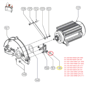 Rubi 17235 Capuchon plastique – Pièce détachée pour scie DC-250 et DX-350