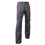 LMA Pantalon bicolore biais rtro gris/rouge - T50